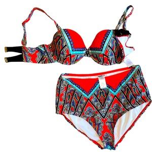 Swimsuits For All Bikini|Top sz 10|Bottom sz 14